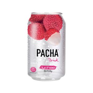 2 fyri 1 - Pacha Sparkling Soda - Lychee