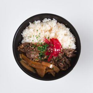 Rís Skál - neytakjøt ( Gyudon)