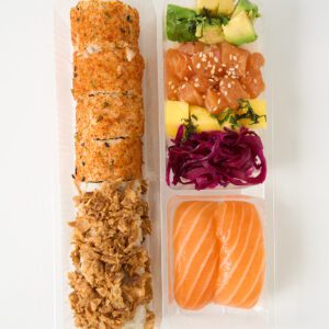 Spicy laksa og crunch Bento